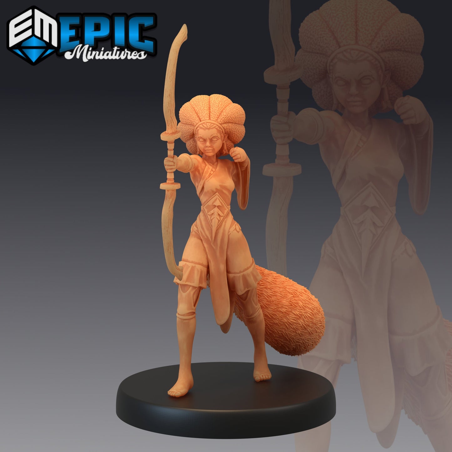 Tanuki Lady Series - #30 Savage Mountains - Epic Miniatures | Medium | Human, Feminine