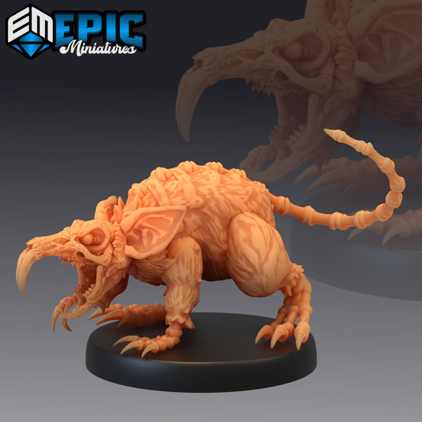 Giant Rat Revenant Series - #31 Hour of Demons - Epic Miniatures | Medium | Beast, Masculine