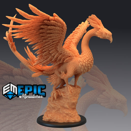 Peacock Griffin Series - Epic Miniatures | Large | Beast, Masculine, Winged