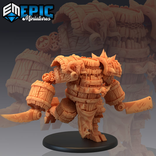 Barrel Construct - #45 Steam Constructs - Epic Miniatures | Large | Construct