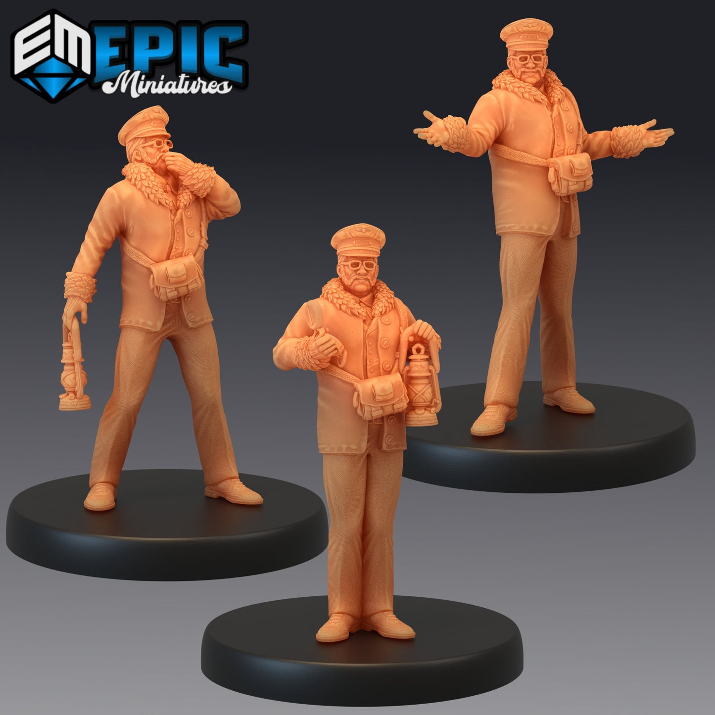 Train Conductor - Epic Miniatures | Medium | Human, Masculine