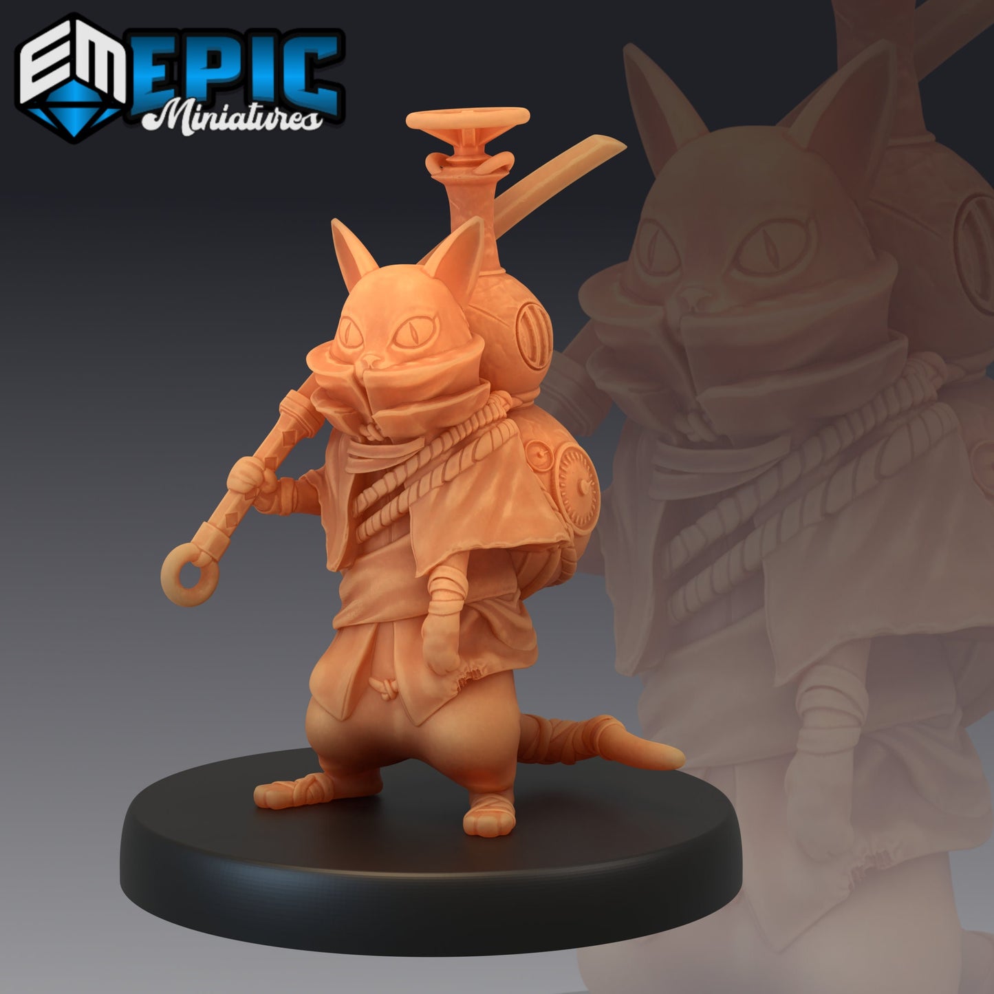 Wandering Neko - Epic Miniatures | Medium | Beast