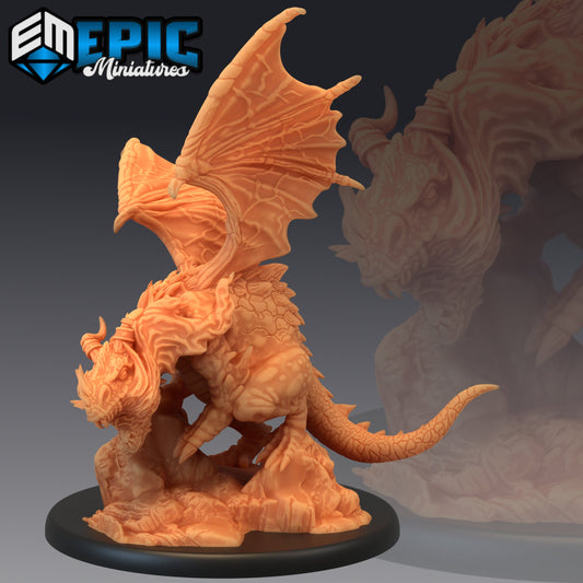 Cave Dragon Series - #44 Caves of Despair - Epic Miniatures | Large | Dragon