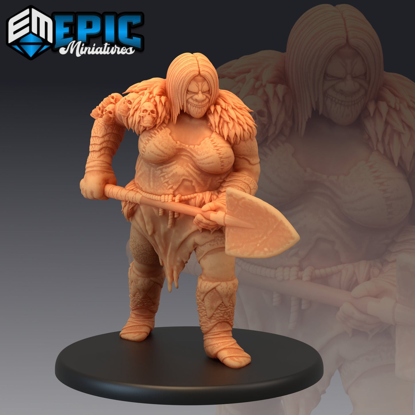 Ogre - #44 Caves of Despair - Epic Miniatures | Large | Giant, Feminine