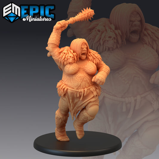 Ogre - #44 Caves of Despair - Epic Miniatures | Large | Giant, Feminine