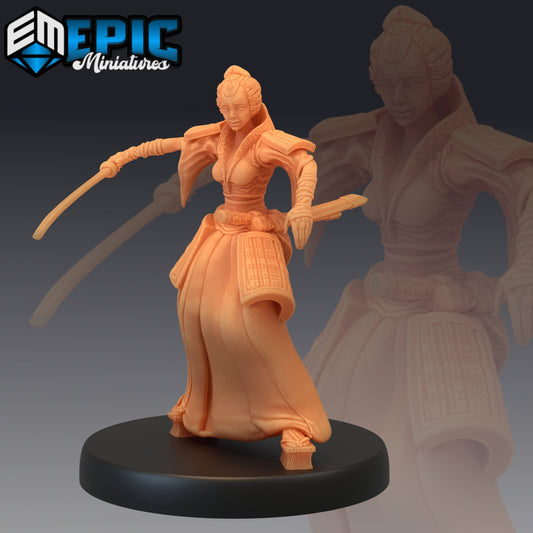 Samurai Female 1657 - #43 Yokai Mayhem - Epic Miniatures | Medium | Human