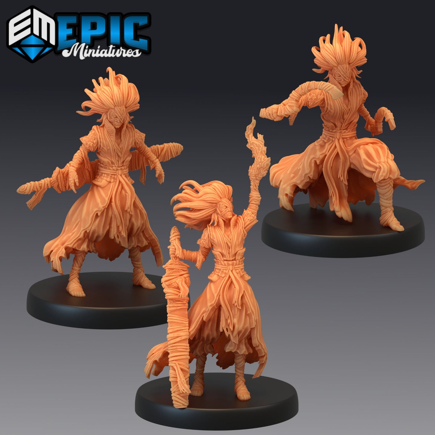 Bandage Warrior - #42 Restless Bones - Epic Miniatures | Medium | Monstrosity