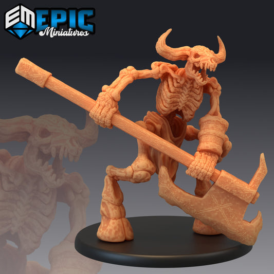 Minotaur Skeleton - #42 Restless Bones - Epic Miniatures | Large | Monstrosity
