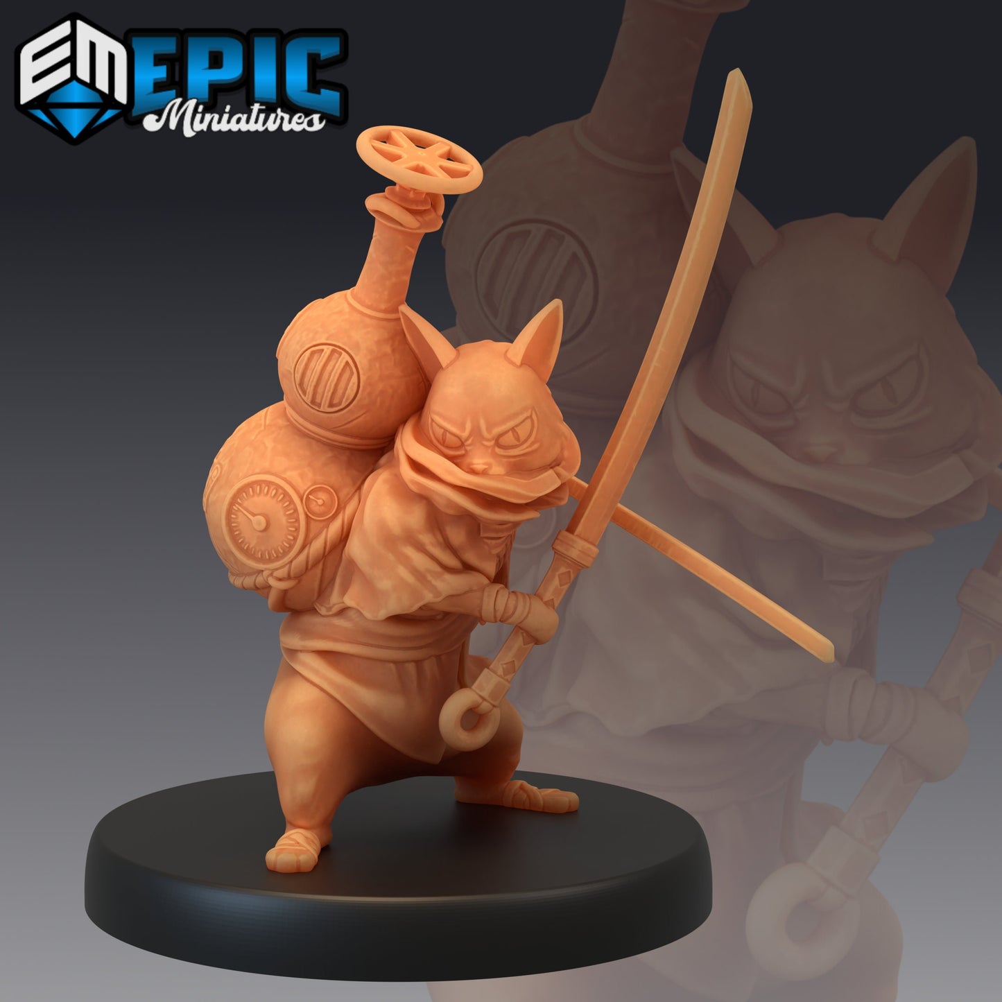 Wandering Neko - Epic Miniatures | Medium | Beast