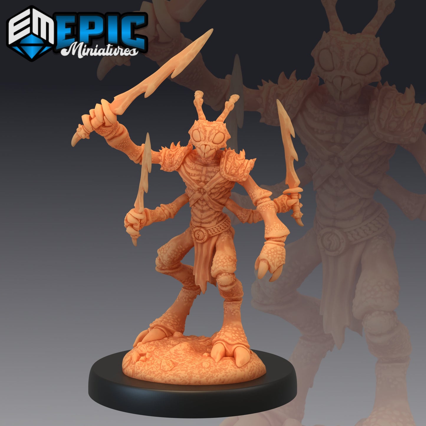 Insectoid Ant Warrior - Epic Miniatures | Medium | Humanoids