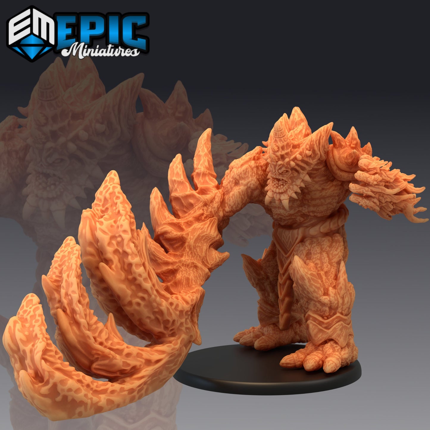 Lava Golem Series - Epic Miniatures | Large | Construct