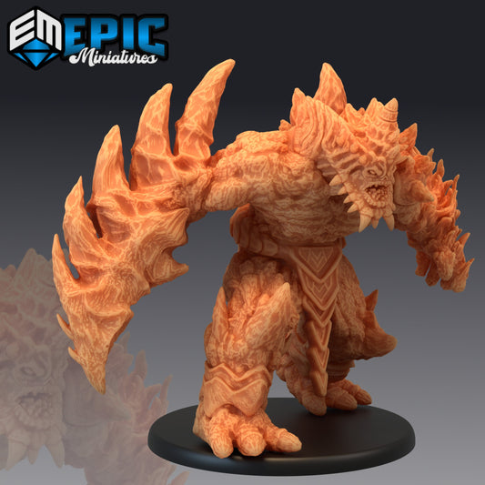 Lava Golem Series - Epic Miniatures | Large | Construct