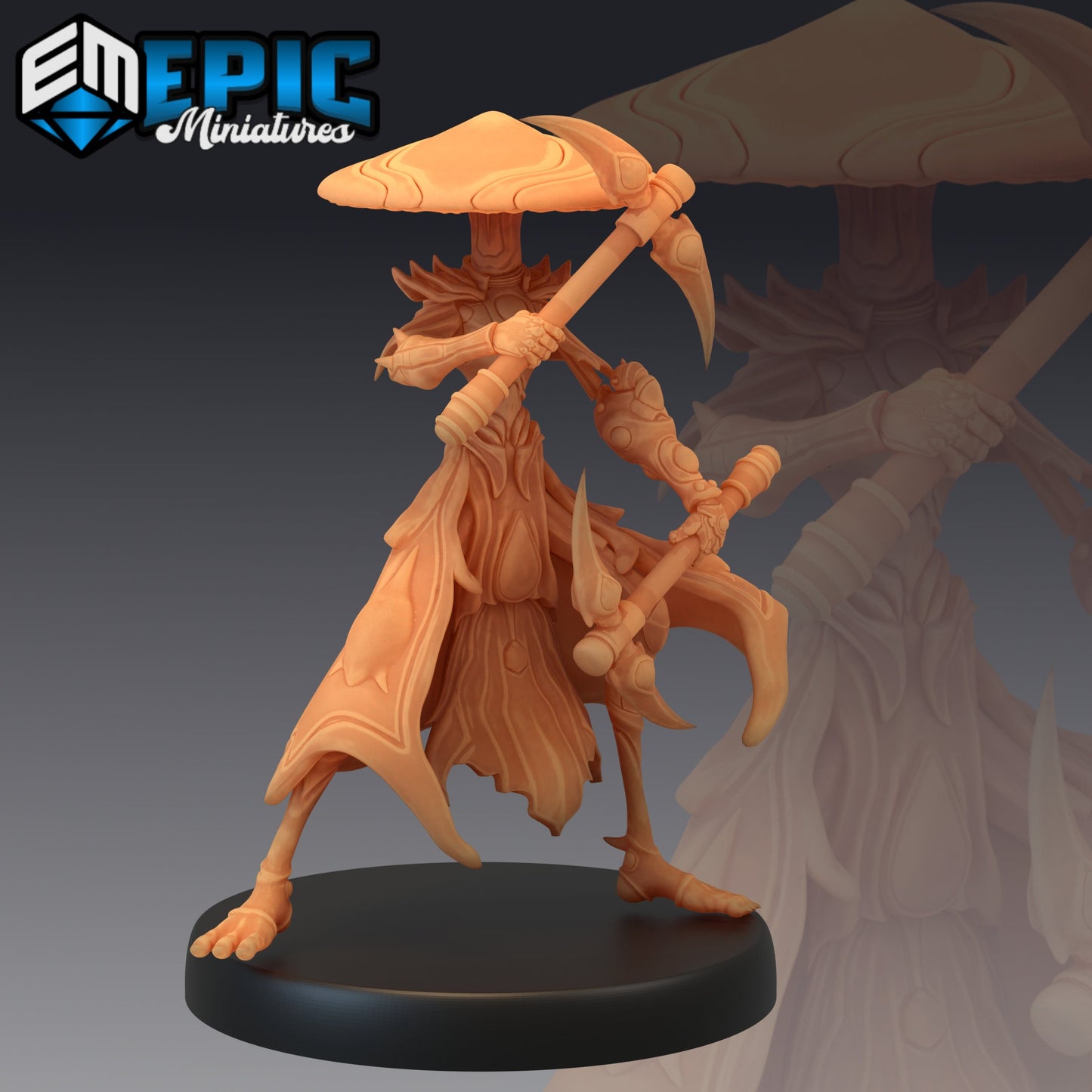 Mushroom Folk - #44 Caves of Despair - Epic Miniatures | Medium | Humanoids