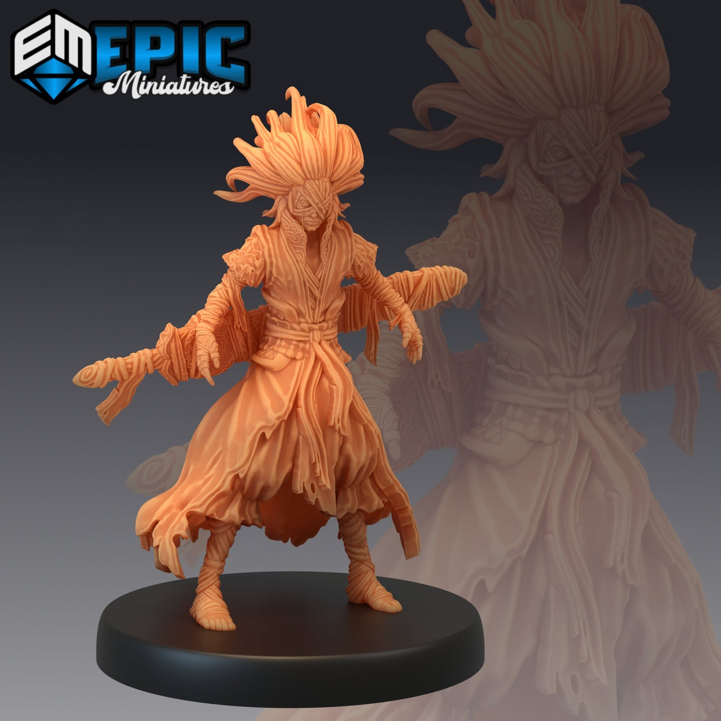 Bandage Warrior - #42 Restless Bones - Epic Miniatures | Medium | Monstrosity