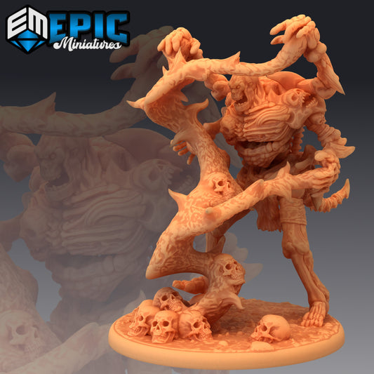 Human Bone Golem - #42 Restless Bones - Epic Miniatures | Large | Monstrosity