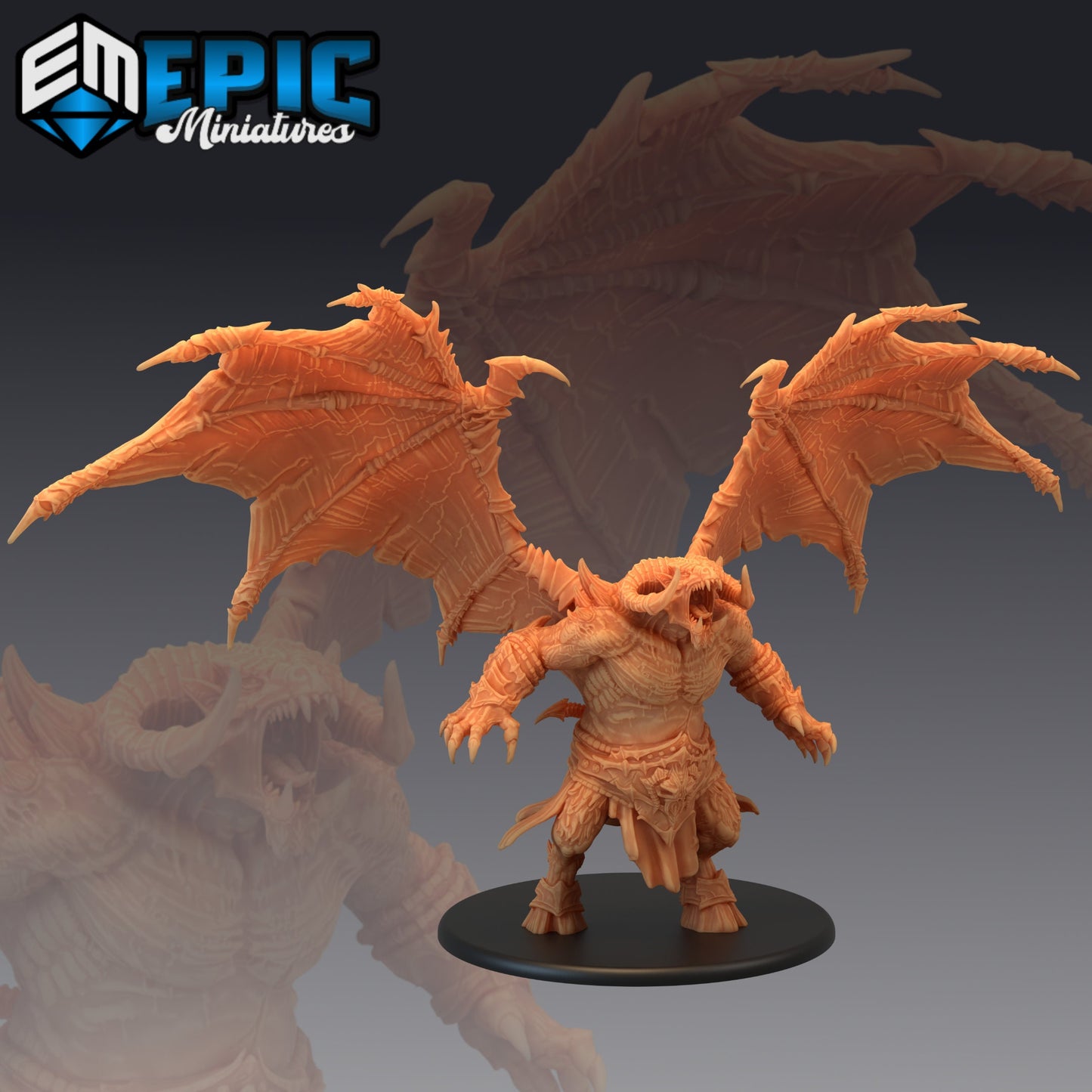 Orc Demon Lord Series - Epic Miniatures | Huge | Monstrosity