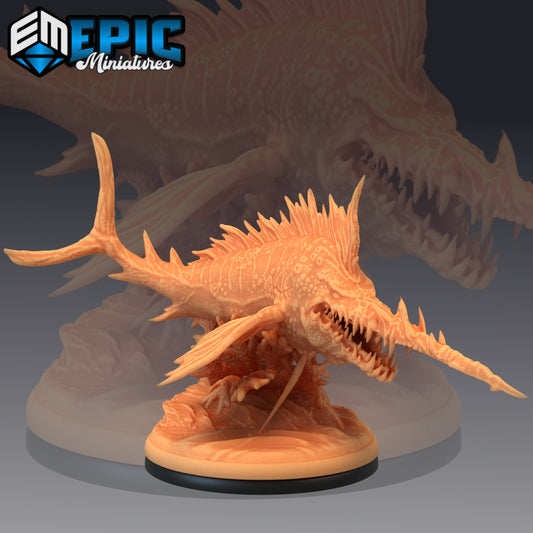 Sword Fish Series - #33 Underwater Mayhem - Epic Miniatures | Large | Beast, Masculine