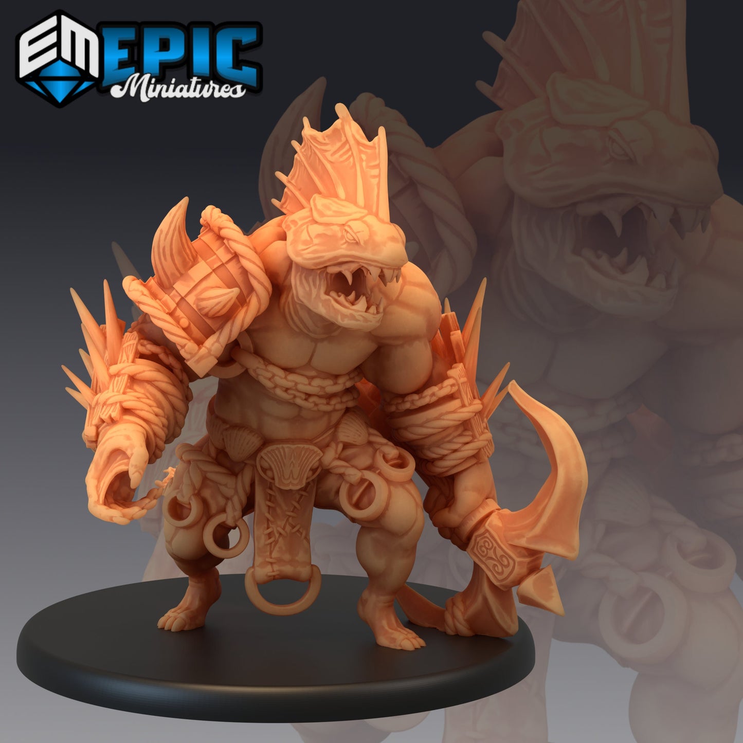Abyss Hulk Series - Epic Miniatures | Large | Humanoids, Masculine, Winged