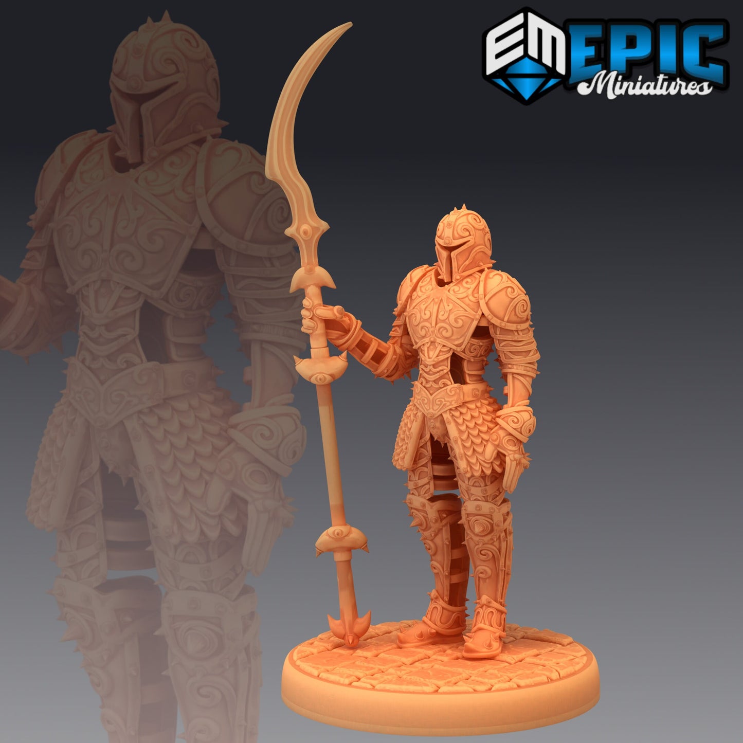 Animated Armor Series - #28 Blood Moon - Epic Miniatures | Small | Undead, Masculine
