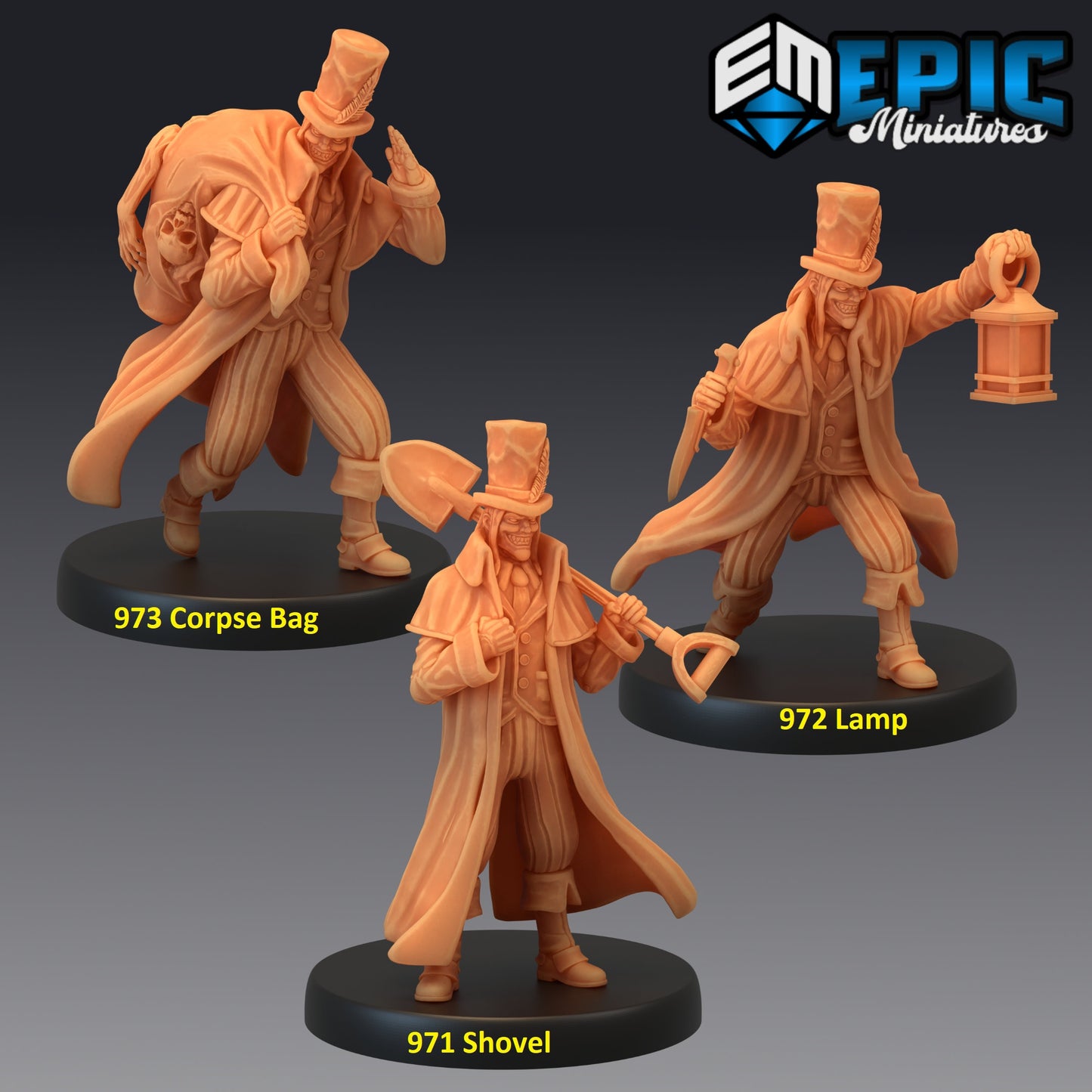 Grave Digger Series - Epic Miniatures | Medium | Undead, Masculine