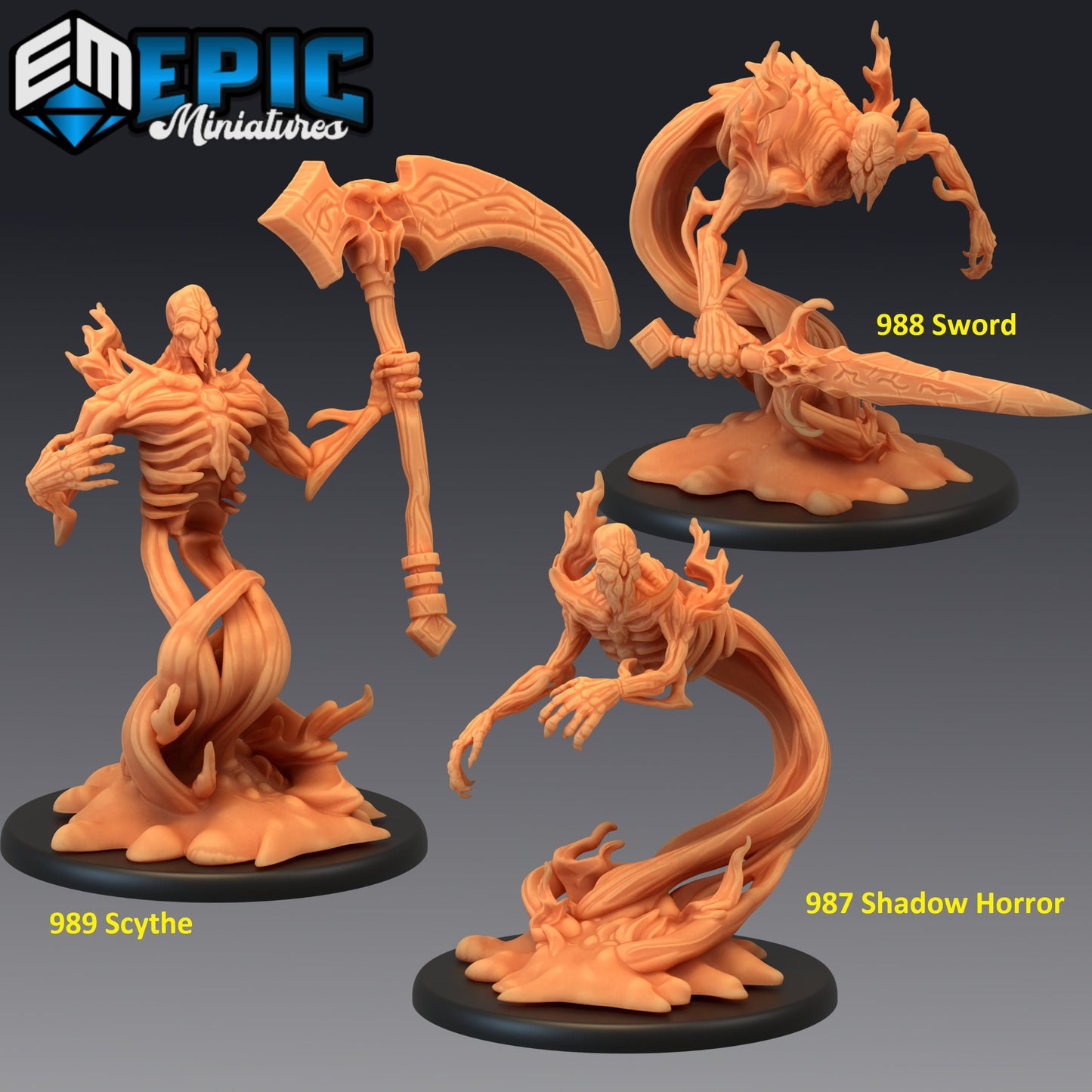 Shadow Horror Series - Epic Miniatures | Large | Undead, Masculine