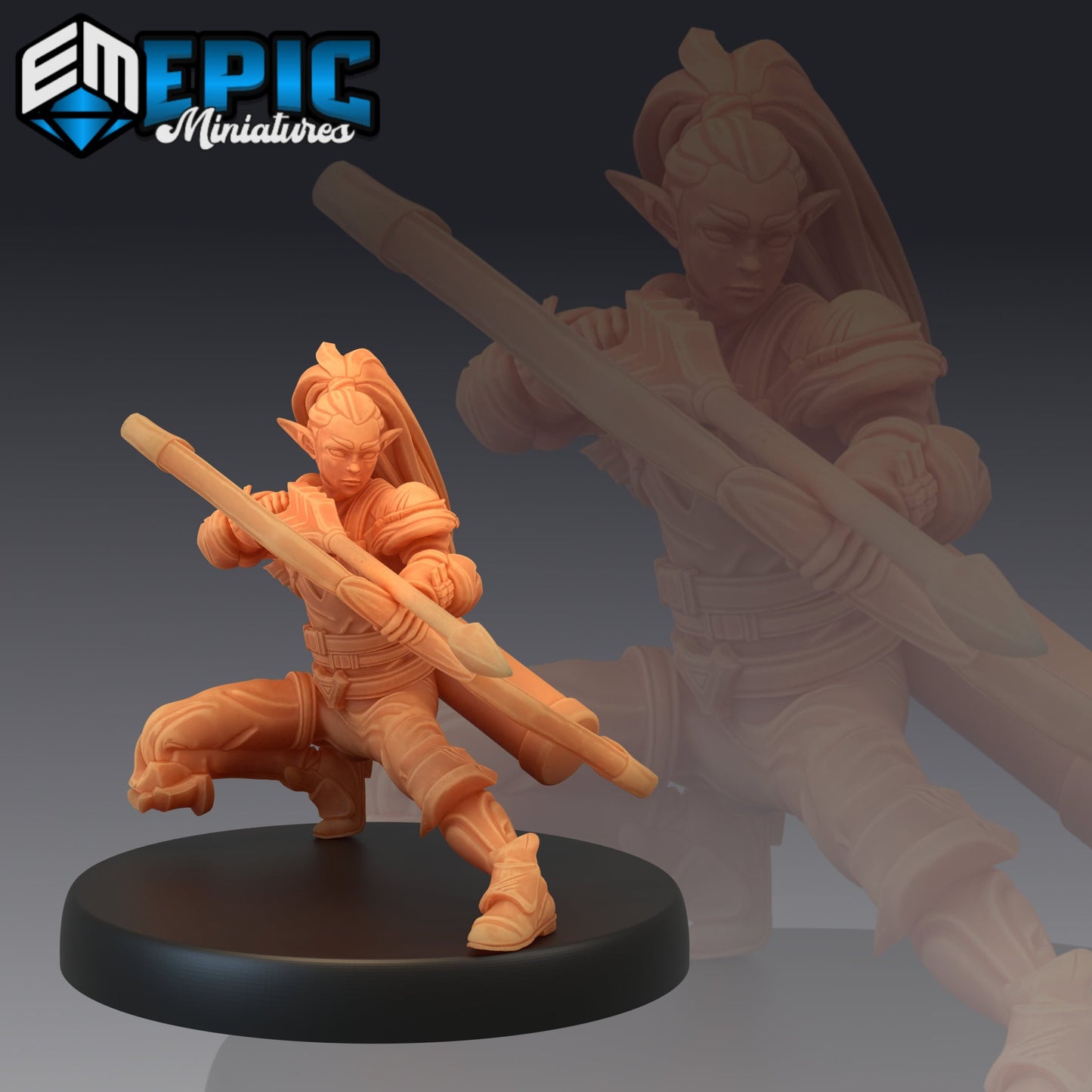 Elf Rogue Series - #46 Guild of Thieves - Epic Miniatures | Medium | Elf, Masculine
