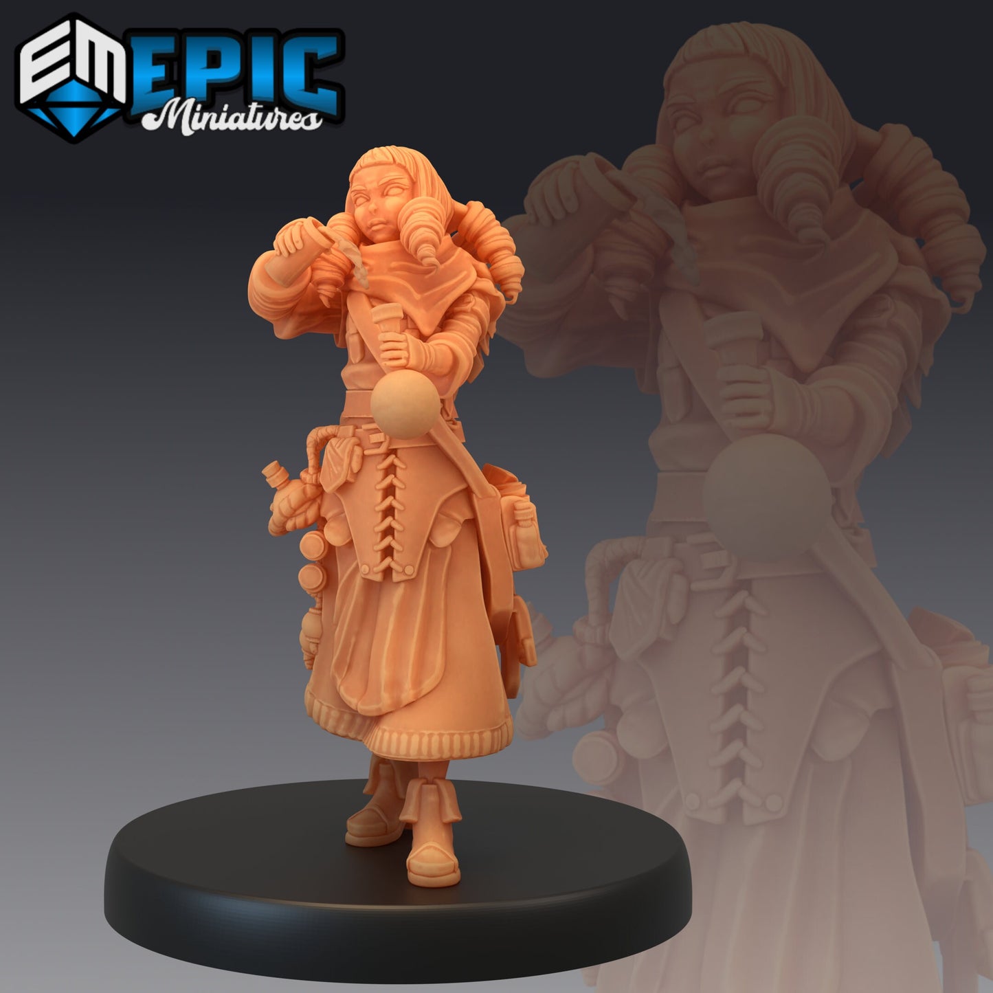 Female Alchemist Series - #46 Guild of Thieves - Epic Miniatures | Medium | Human, Feminine