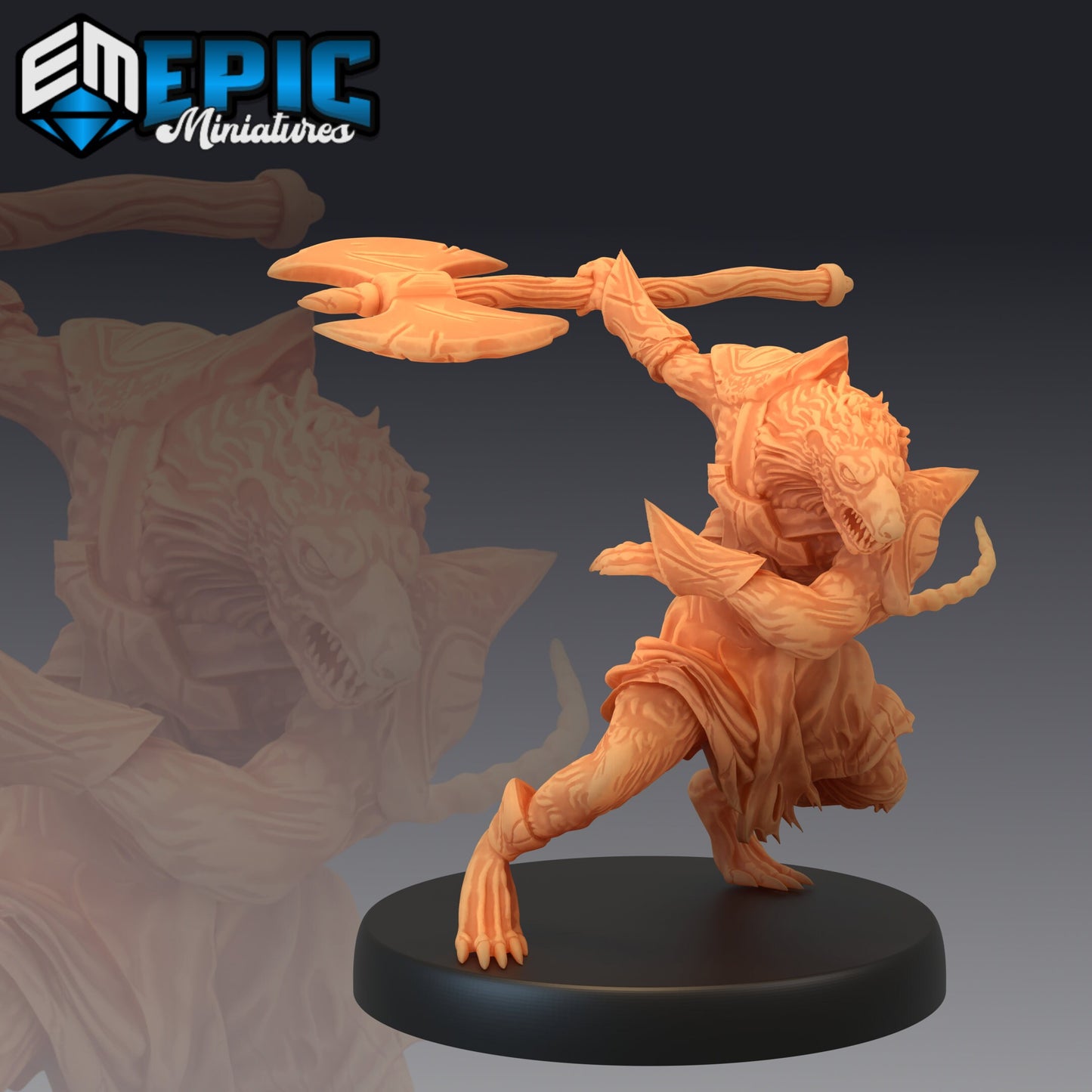 Sewer Rat Tribe Series 1766 - #46 Guild of Thieves - Epic Miniatures | Medium | Humanoids, Masculine