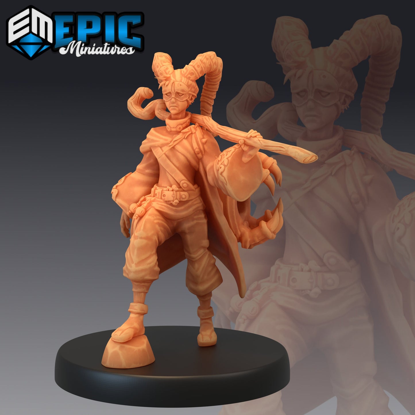 Warlock Apprentice Series - #47 Deadly Sins - Epic Miniatures | Medium | Humanoids, Masculine