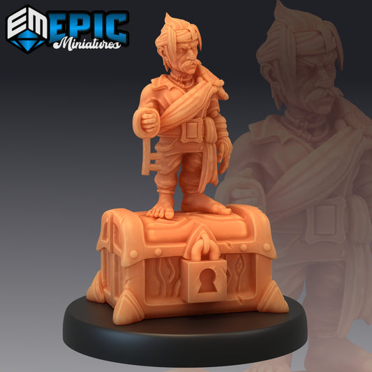 Gnome Pirate Series - Epic Miniatures | Small | Human, Masculine