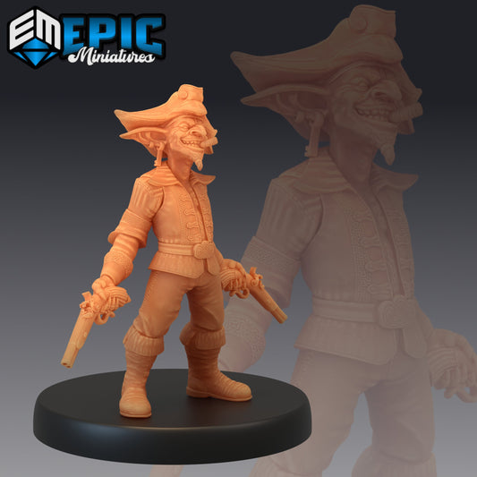 Goblin Pirate Series - Epic Miniatures | Medium | Goblinoids, Masculine
