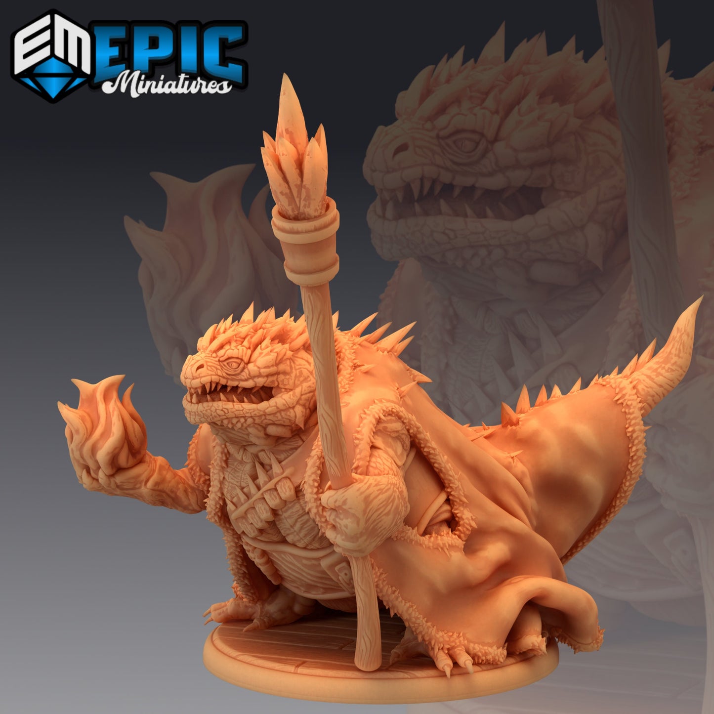 Basilisk Classic Series - Epic Miniatures | Large | Lizards, Masculine