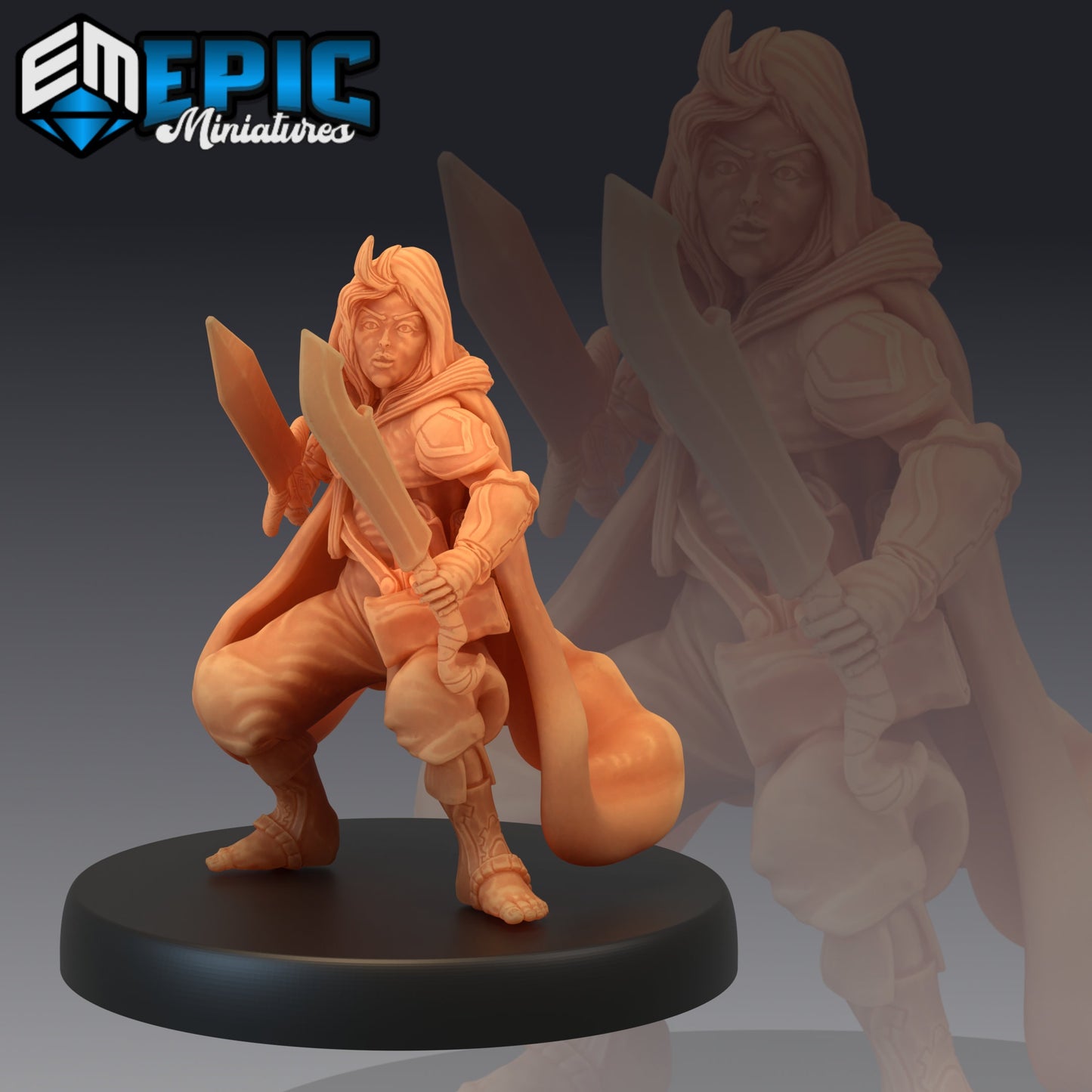 Halfling Rogue Series - #46 Guild of Thieves - Epic Miniatures | Medium | Halfling, Feminine