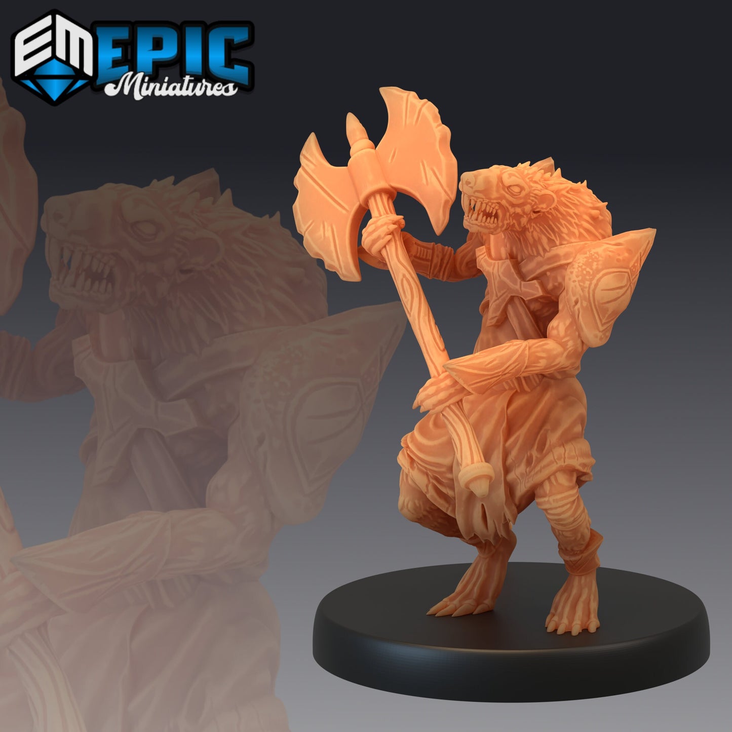 Sewer Rat Tribe Series 1766 - #46 Guild of Thieves - Epic Miniatures | Medium | Humanoids, Masculine