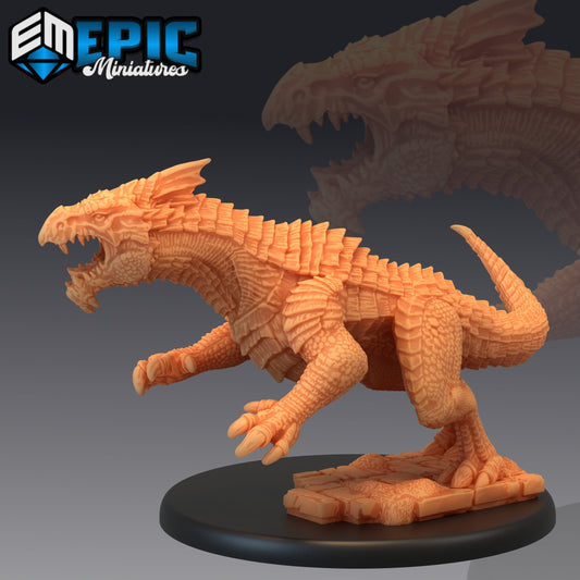 White Guard Drake Series - #48 Extra Monster Pack - Epic Miniatures | Large | Dragon, Masculine
