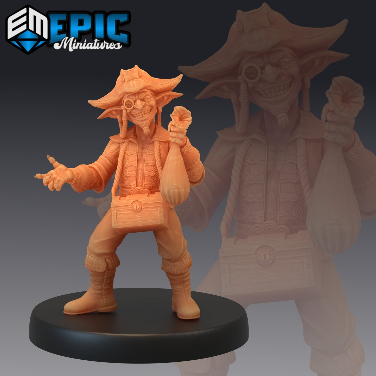 Goblin Pirate Series - Epic Miniatures | Medium | Goblinoids, Masculine