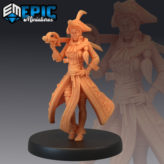 Veteran Captain Series - Epic Miniatures | Medium | Human, Feminine