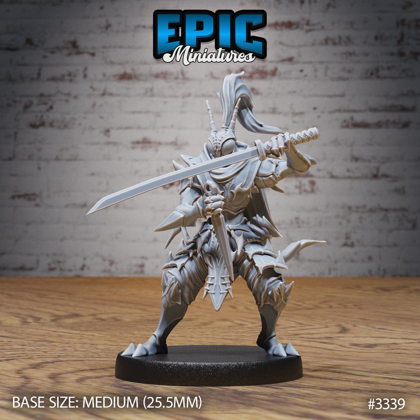 Ninja Insect Warrior Series - Epic Miniatures | Insectoid | Masculine | Weapons | Medium