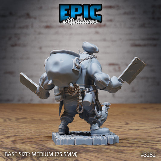 Orc Pirate Cook 3282 - #78 Pirate Scourge - Epic Miniatures | Orc | Pirate | Masculine | Medium