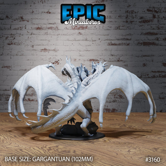 Dragon Queen Tiamat - Epic Miniatures | 5 Headed Dragon | Winged | Gargantuan