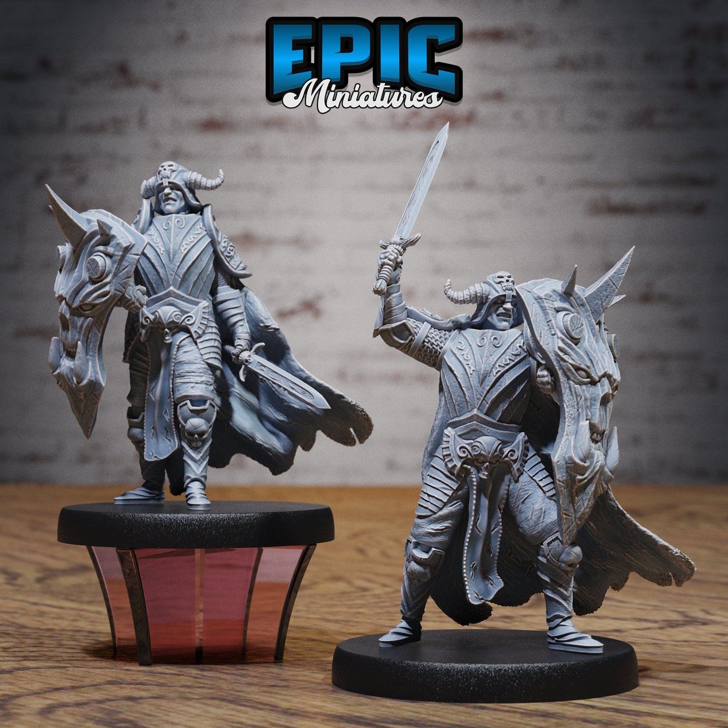 Hunters Guild Drake Knight Series - #76 Dragons Reign - Epic Miniatures | Human| Masculine | Dragon Rider