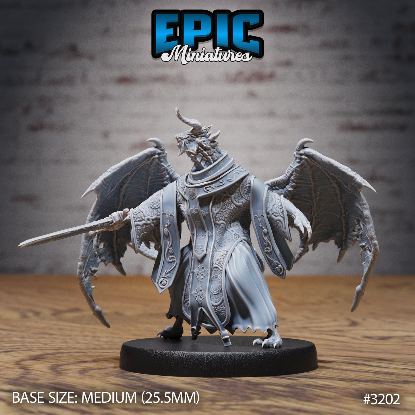 Hunters Guild Bahamut Cleric Series - Epic Miniatures | Humanoid | Cleric | Masculine | Medium