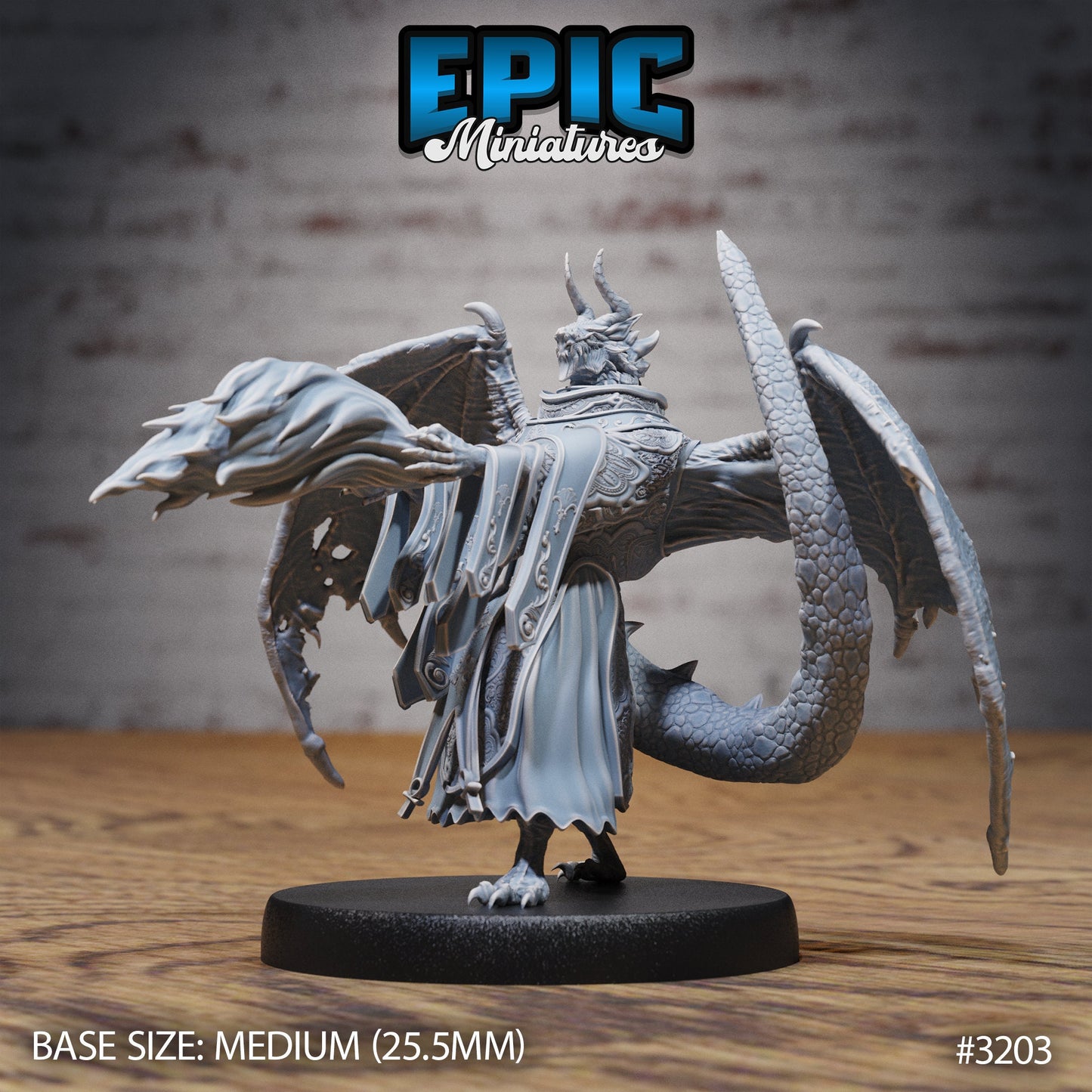 Hunters Guild Bahamut Cleric Series - Epic Miniatures | Humanoid | Cleric | Masculine | Medium