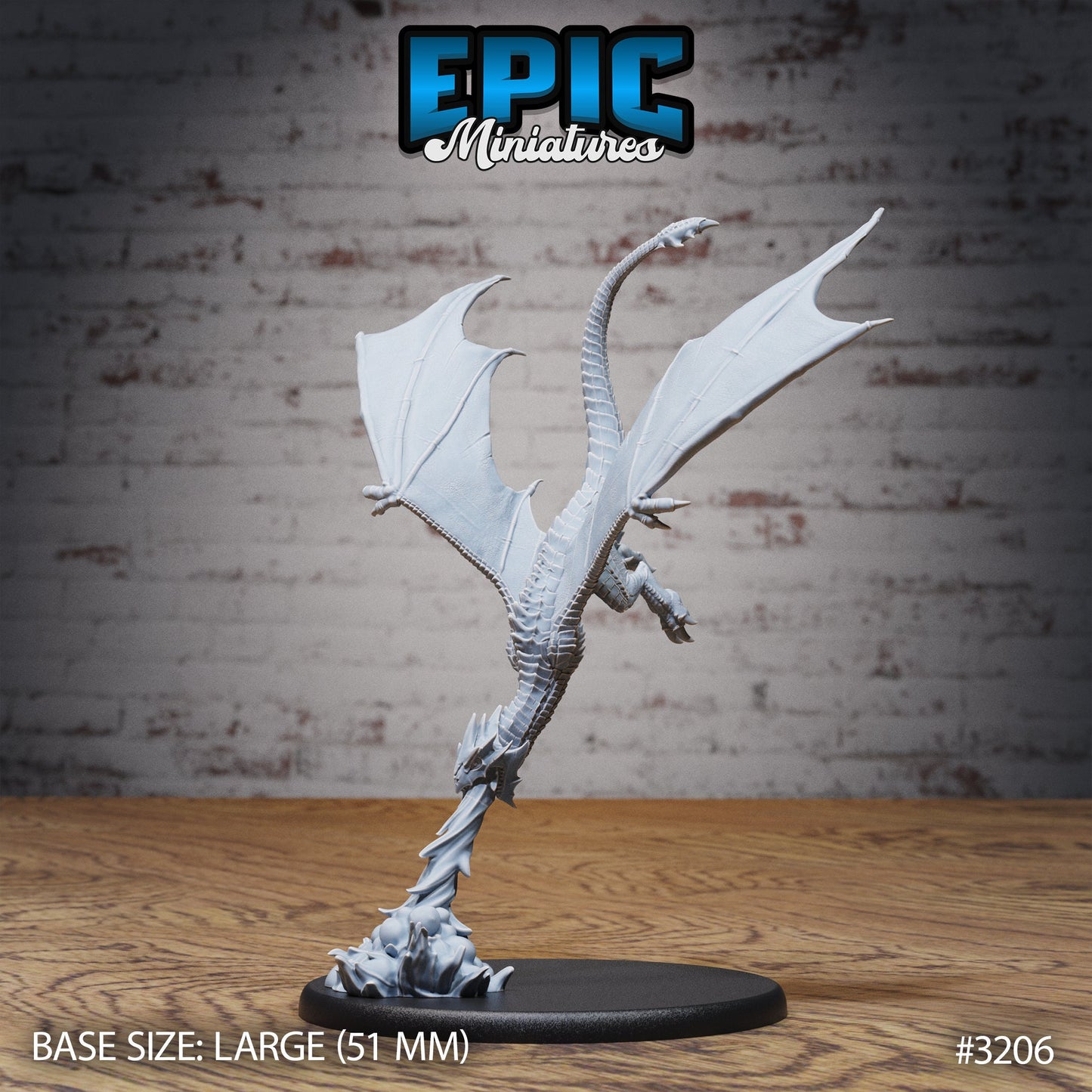 Wyvern Classic Series - #76 Dragons Reign - Epic Miniatures | Winged Dragon | Large