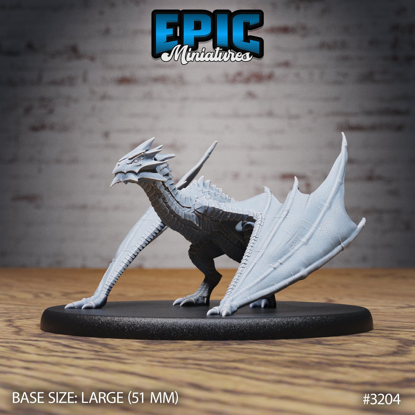 Wyvern Classic Series - #76 Dragons Reign - Epic Miniatures | Winged Dragon | Large