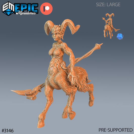 Faun Warlock Series - #75 Easter Surprise - Epic Miniatures | Humanoid | Faun | Warlock | Feminine | Large