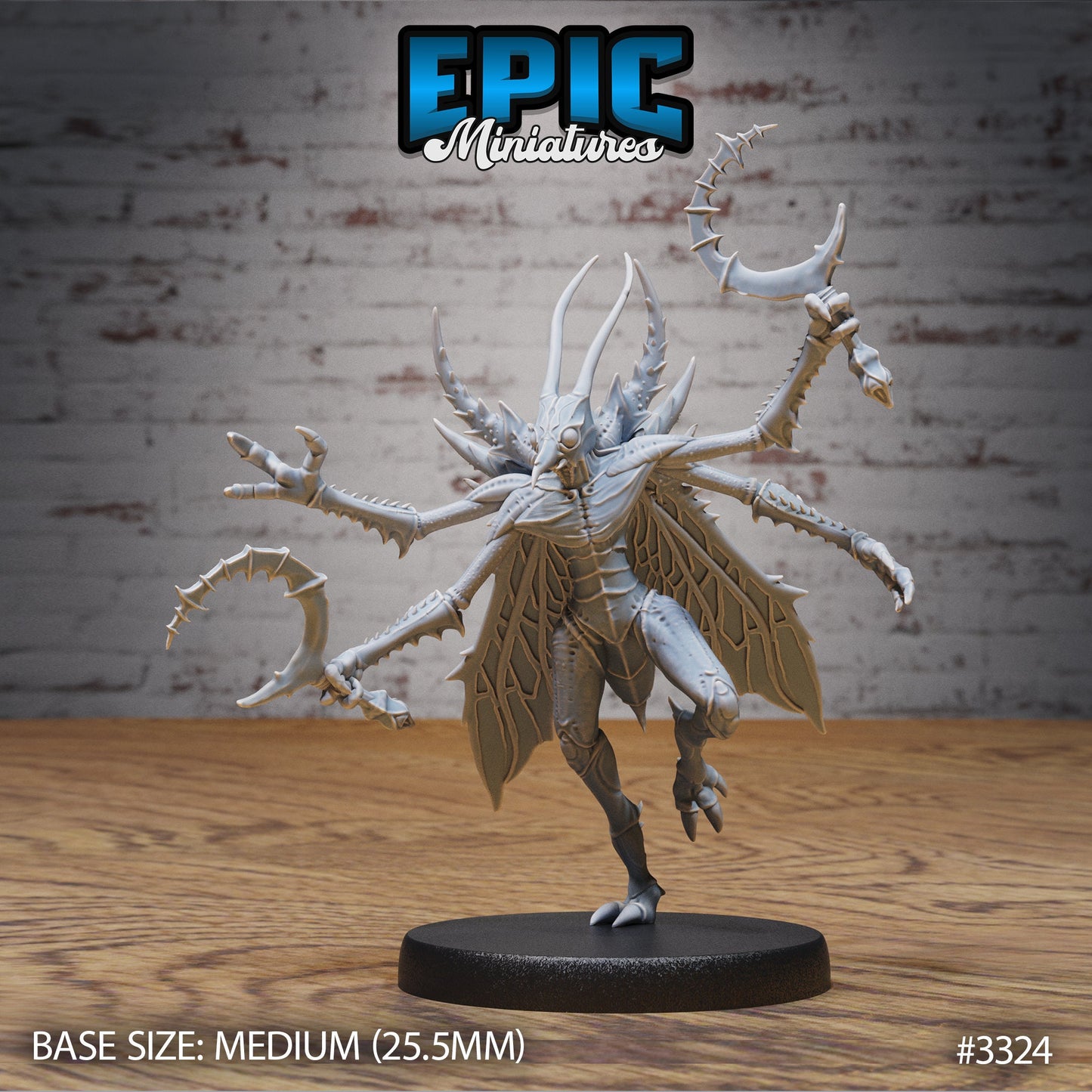 Mosquito Folk Series - Epic Miniatures | Insectoid | Masculine | Weapons | Winged| Medium
