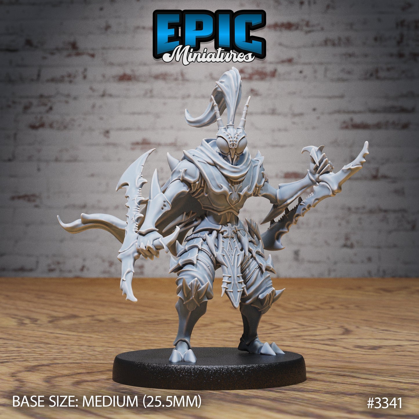 Ninja Insect Warrior Series - Epic Miniatures | Insectoid | Masculine | Weapons | Medium