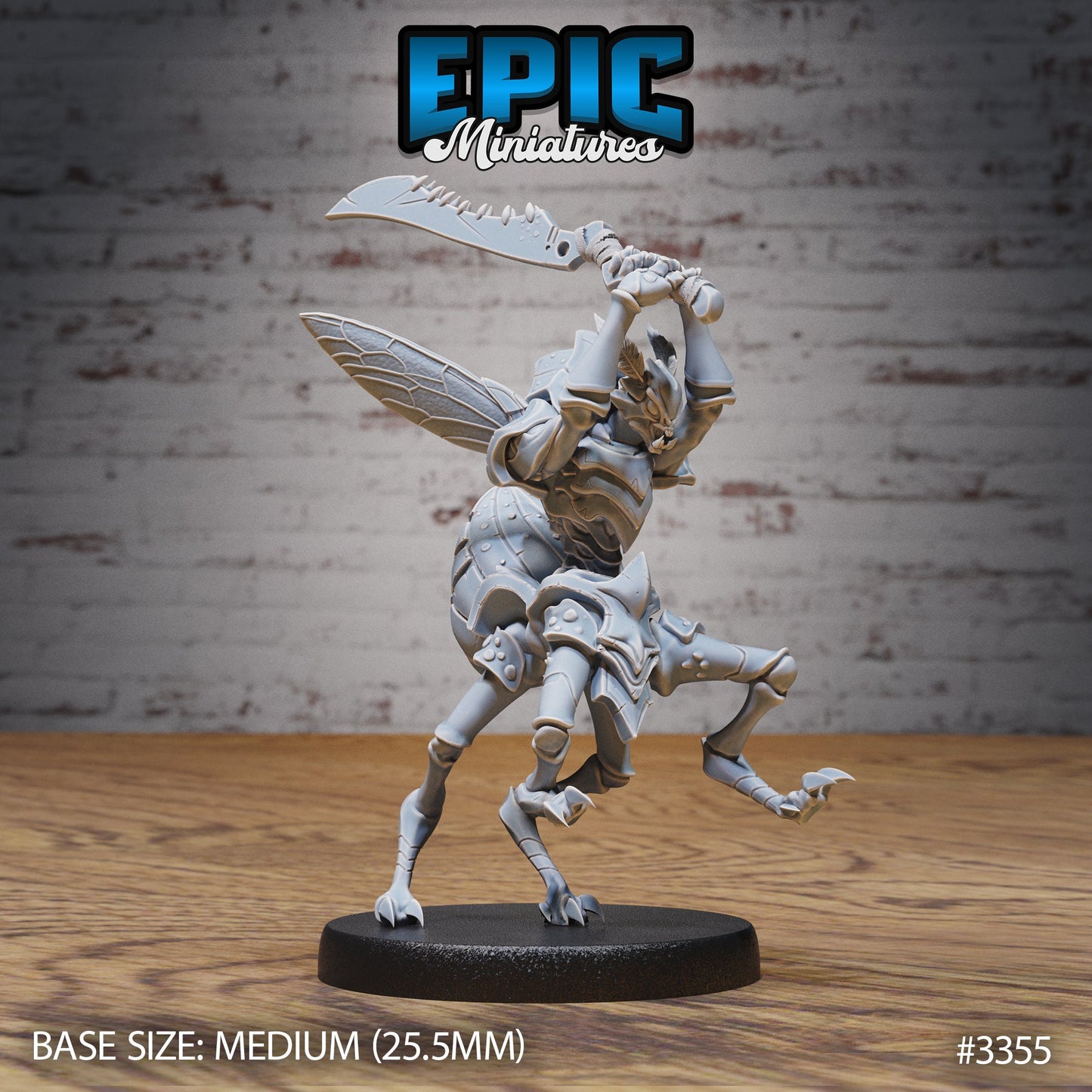Insect Warrior Series - #79 Insectoid Jungle - Epic Miniatures | Insectoid | Winged | Medium