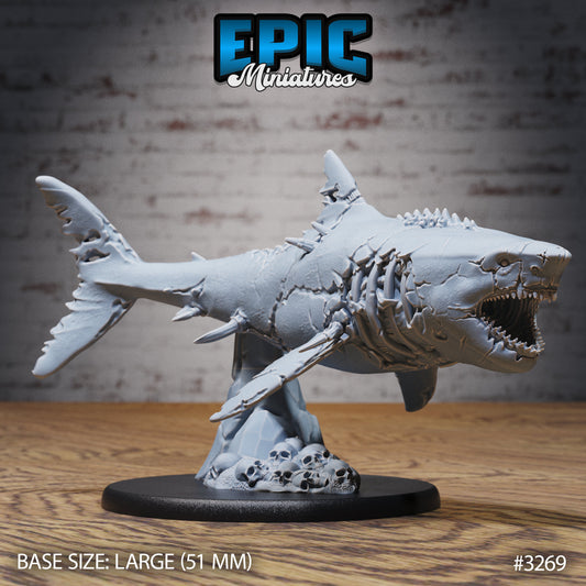 Zombie Shark Series - Epic Miniatures | Zombie | Shark | Large